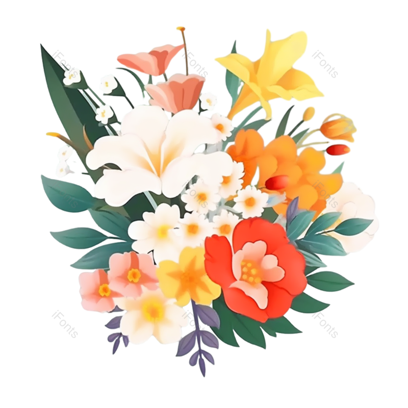 母亲节图片,父亲节元素,请柬PNG,红色的花免抠素材